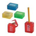 Square Pencil Sharpener with Flip-Top Lid